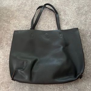 Dark grey tote